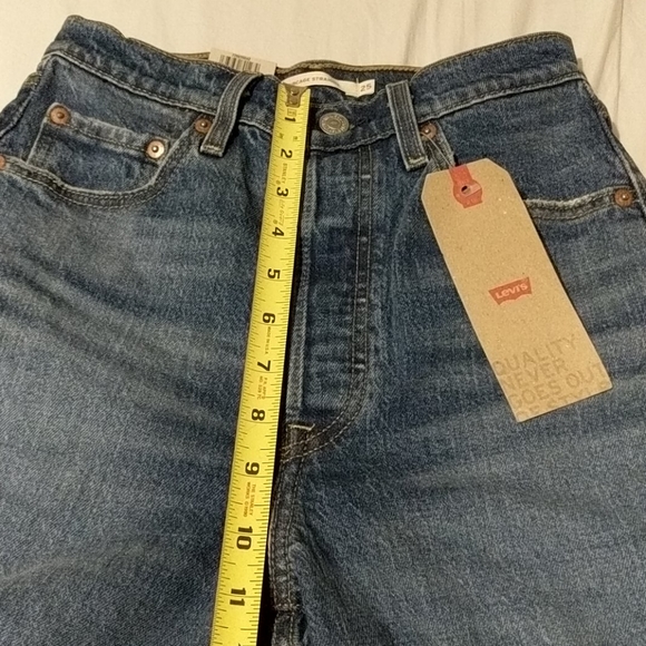Levi's Ribcage Straight Leg Jeans Charleston - Picture 8 of 8